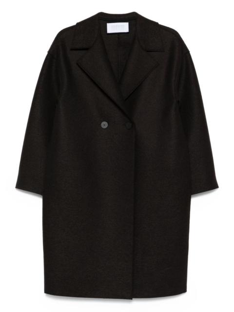 double-breasted wool coat