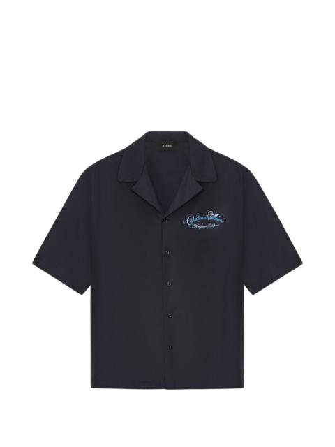 logo-detail camp shirt