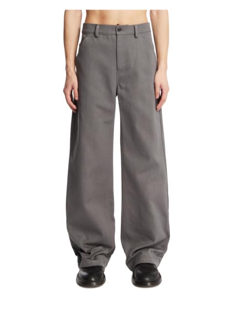 Gray Cotton Pants