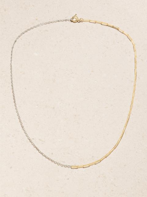18-karat White And Yellow Gold Necklace