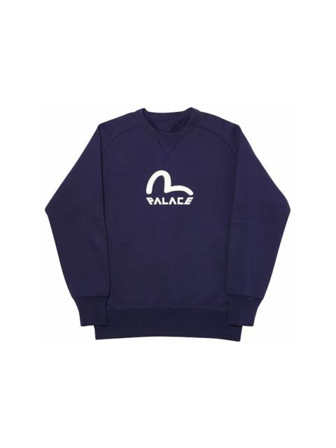 Palace Evisu Reversible Crew Navy