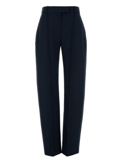 pleated wool trousers