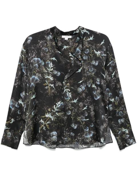 thistle silk blouse