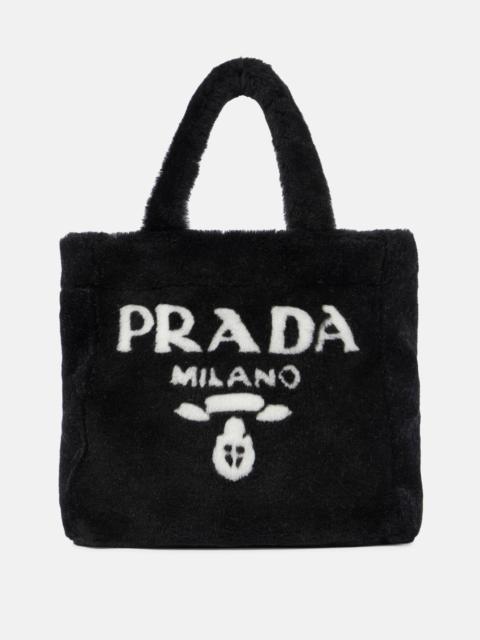 Medium shearling tote