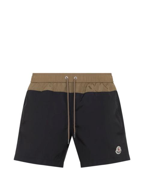 two-tone swim shorts