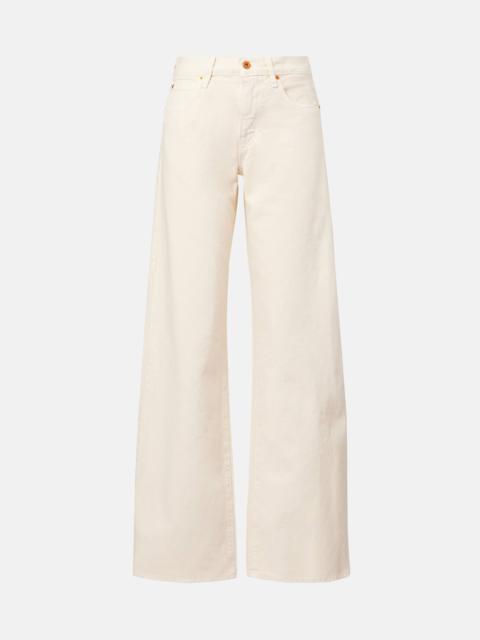 Mica low-rise wide-leg jeans