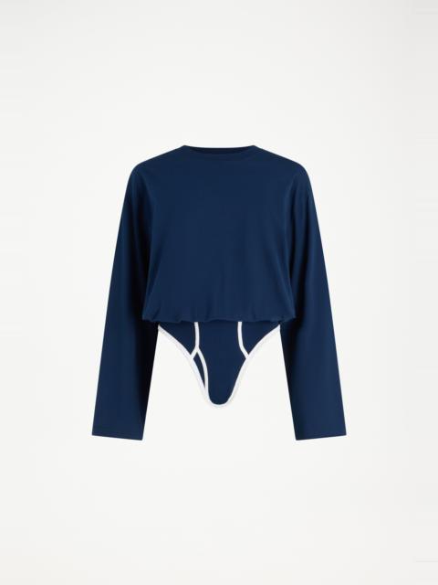 THE LONG-SLEEVED TWISTED BODYSUIT