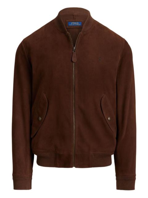suede bomber jacket