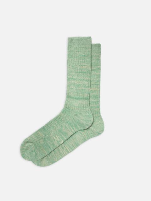 Rasmusson Mens Rib Sock Turquoise