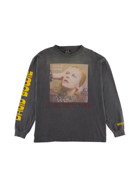 Saint Mxxxxxx x David Bowie Hunky L/S T-Shirt Faded Black