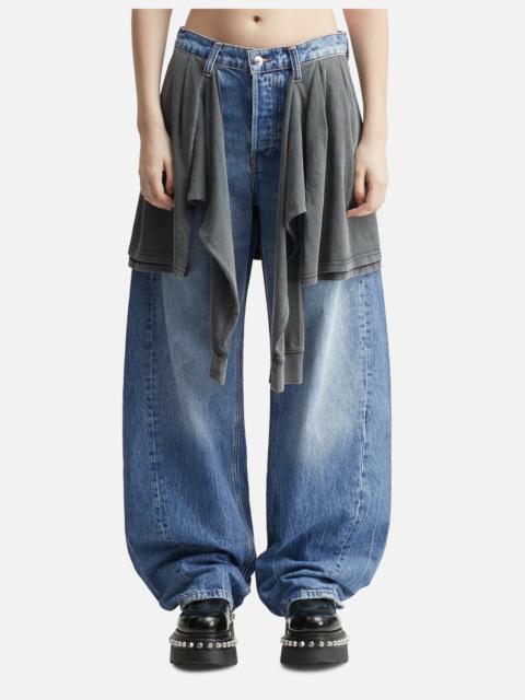 PRE-STYLED BALLOON LEG JEAN