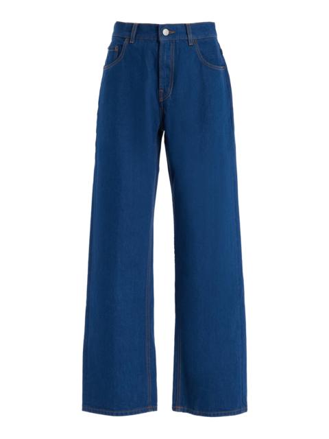 Bonnie Rigid Low-Rise Boyfriend Jeans blue