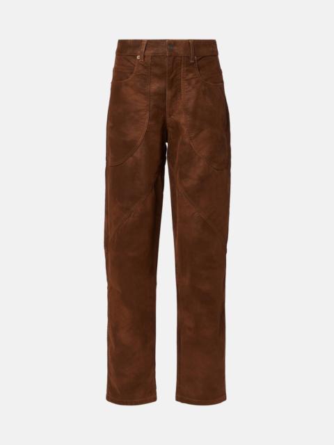 Kelvina faux leather pants