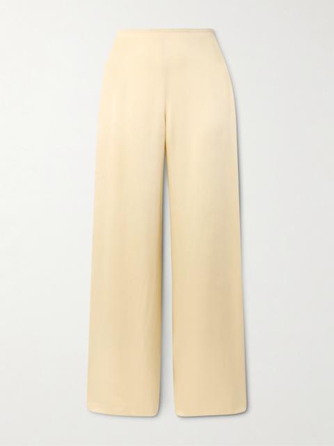 + The Vanguard Satin Wide-leg Pants