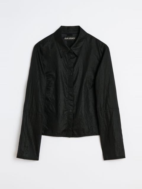 Auto Shirt Black Ink Chintzed Mussola