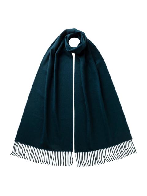 Green Wide Cashmere Scarf