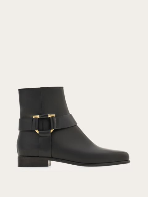 Gancini ornament ankle boot