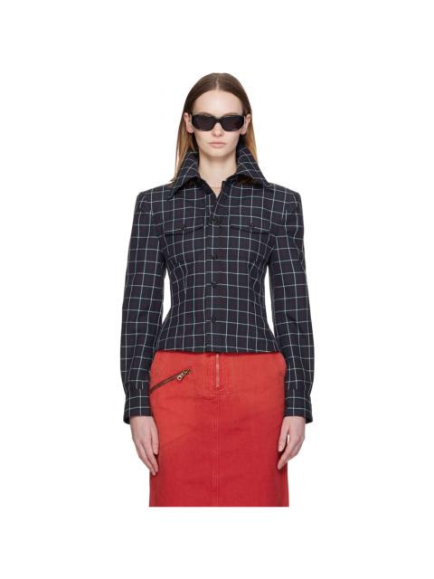 Navy Chavella L/S Shirt