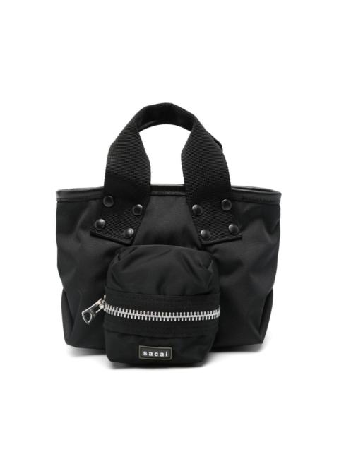 Pocket small nylon tote