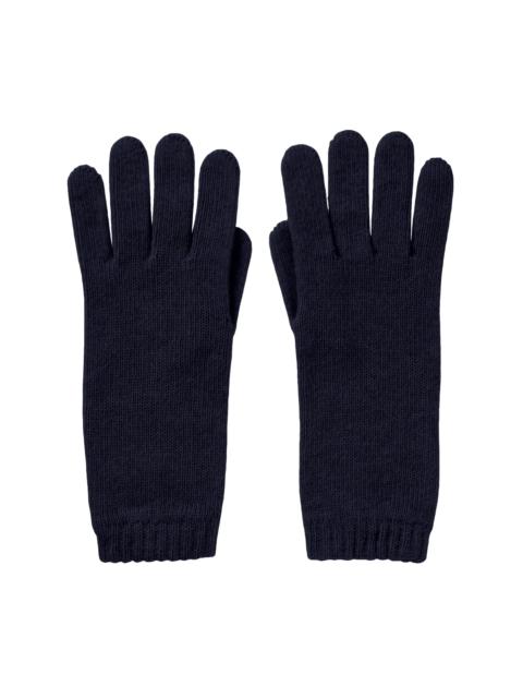 Women's Cashmere Navy Gloves
