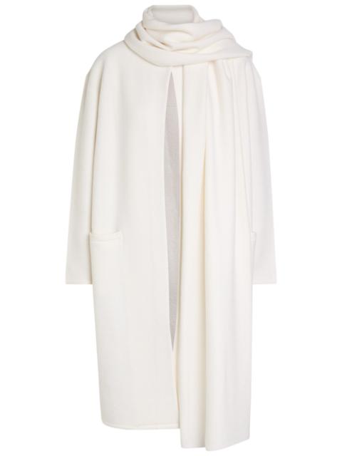 Maria Mcmanus Scarf-effect Merino Wool Coat