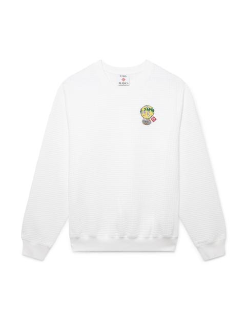 Tennis Mascot Quilted Sweatshirt | Casablanca Paris
