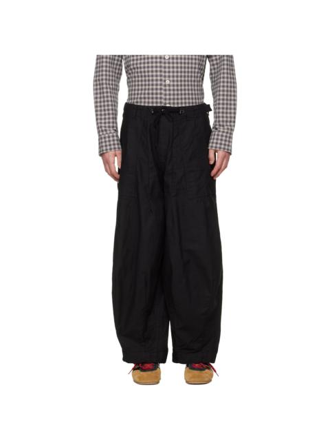 Black H.D. Fatigue Trousers