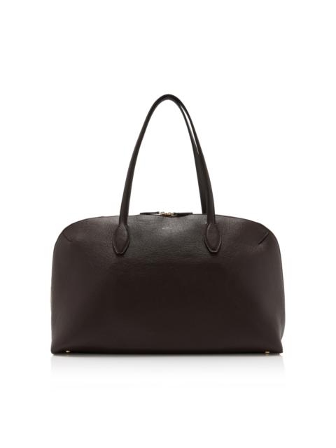 Leather Tote Bag brown