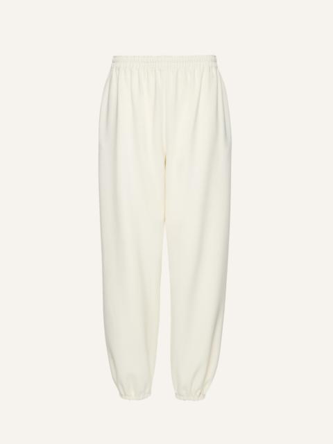 Jogger trousers in cream