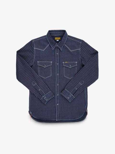 12OZ WABASH WESTERN SHIRT - INDIGO