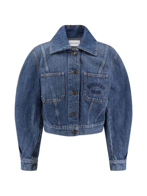 cropped denim jacket