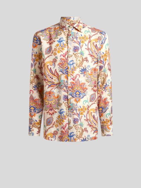 PRINTED LINEN SHIRT