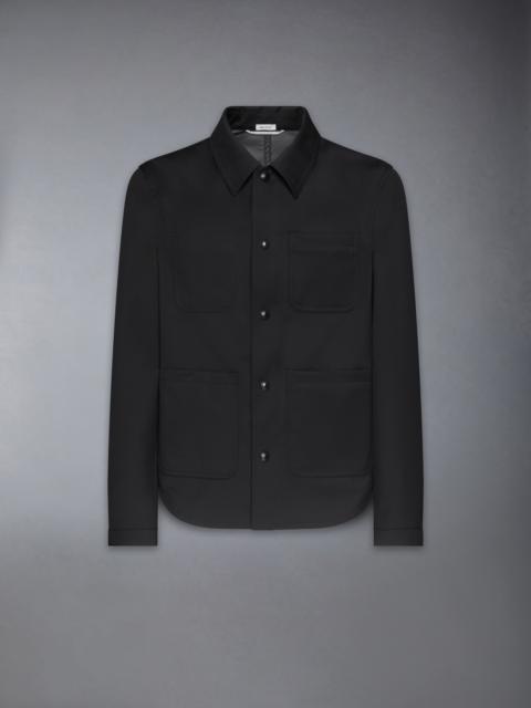 Wool Twill Utility Jacket