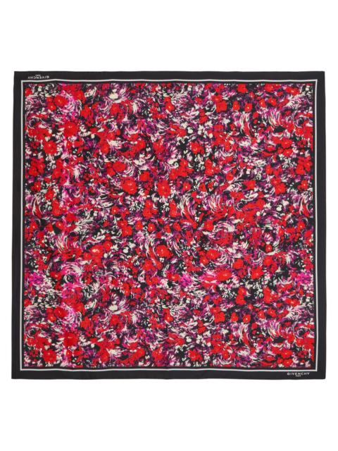 Givenchy Night Garden Floral Printed Silk Scarf