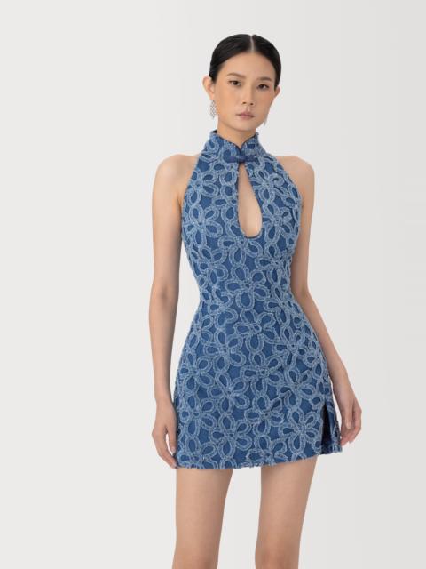EVA DENIM MINI DRESS