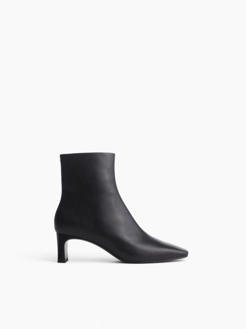 Avery Zip Leather Ankle Boots