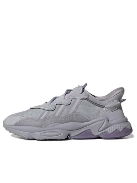 adidas originals Ozweego Cozy Wear-Resistant Running Shoes Gray Purple GY1027