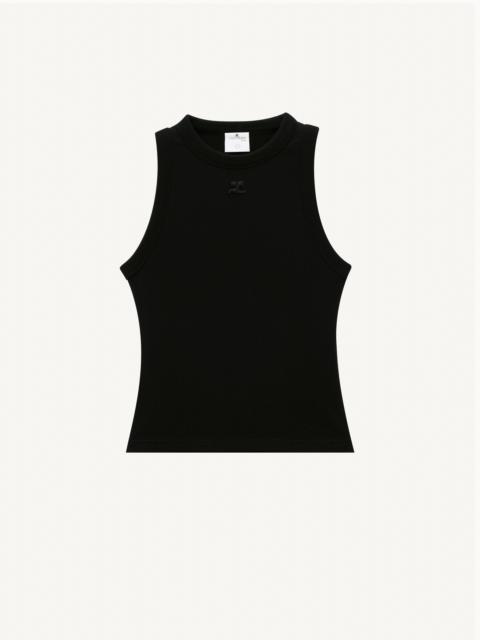 BUMPY COTTON TANK TOP