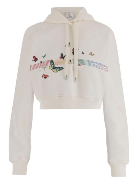 butterfly logo hoodie