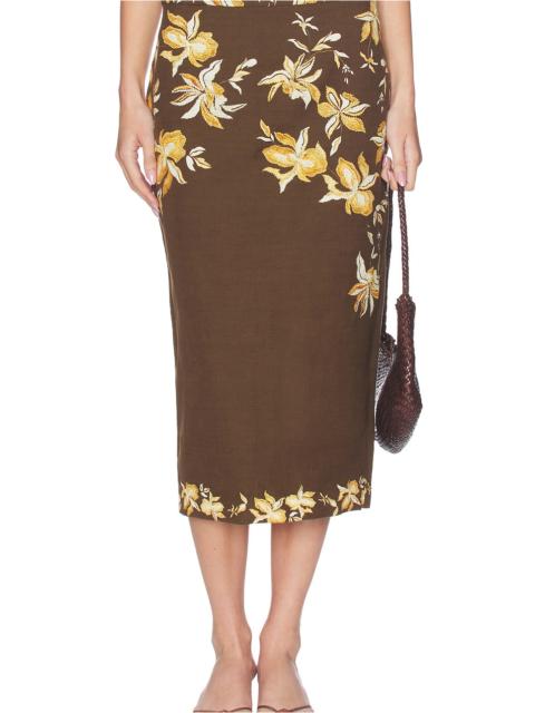 Fitted Midi Skirt