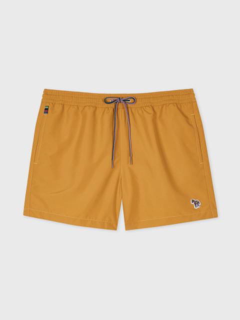 Mustard Zebra Logo Swim Shorts