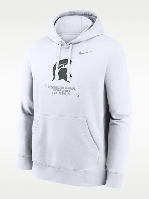 Michigan State Club Basketball 2-Hit Men's Nike College Pullover Hoodie