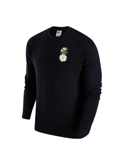 Nike HBR Statement Sweater 'Black White' HJ0836-010