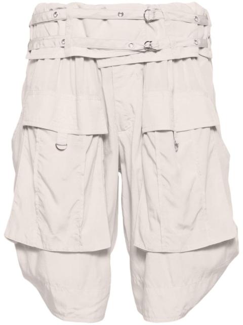 Heidi low-rise belted shorts