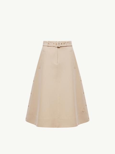 Cotton Midi Skirt