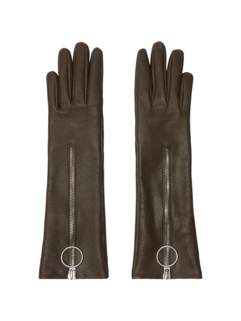 zip-up gloves