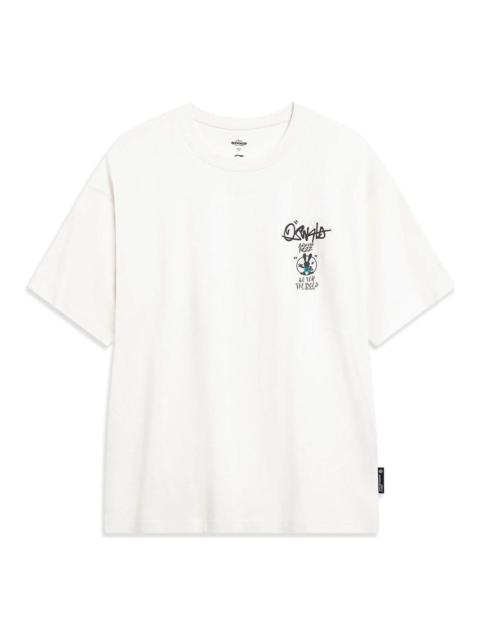 Li-Ning x Disney Oswald Graphic T-shirt 'White' AHST311-5