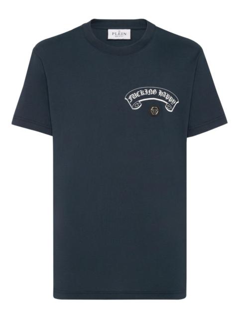 back-logo crew-neck T-shirt