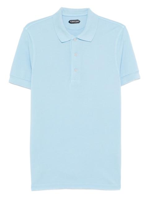 buttoned polo shirt