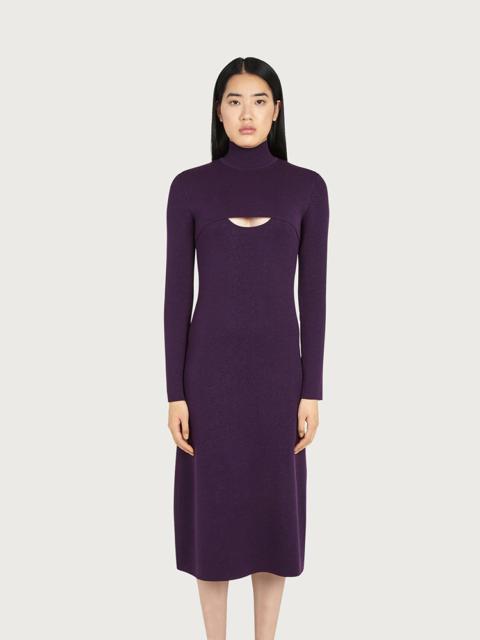 WOOL AND LUREX DRESS